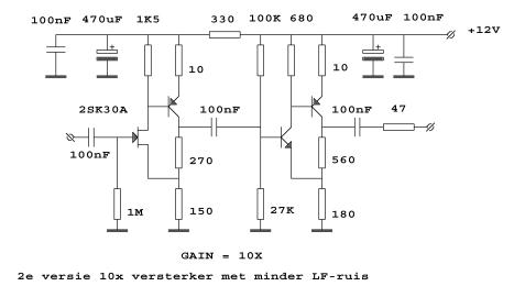 versterking = 10x 